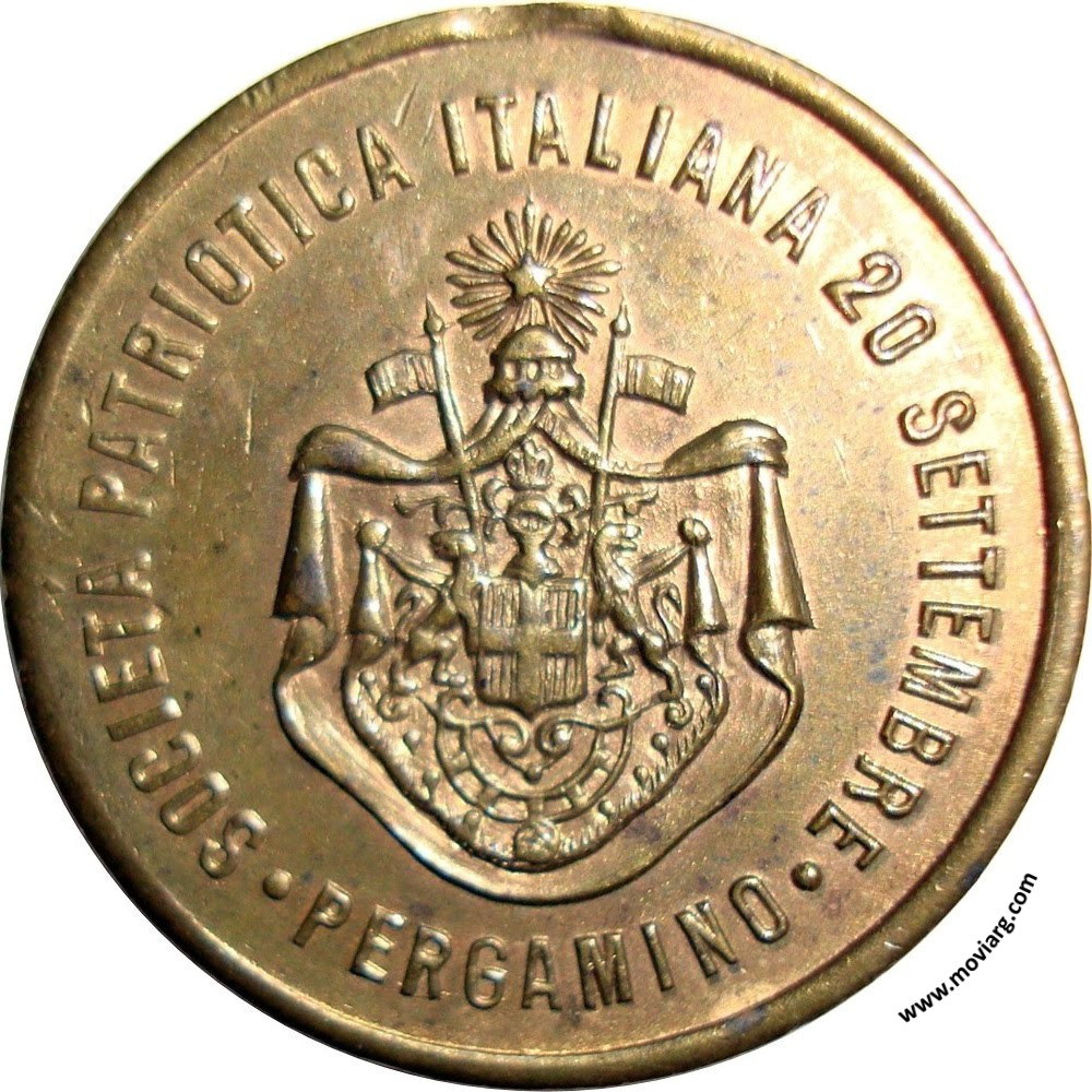 Anverso de SOCIEDAD ITALIANA - PERGAMINO