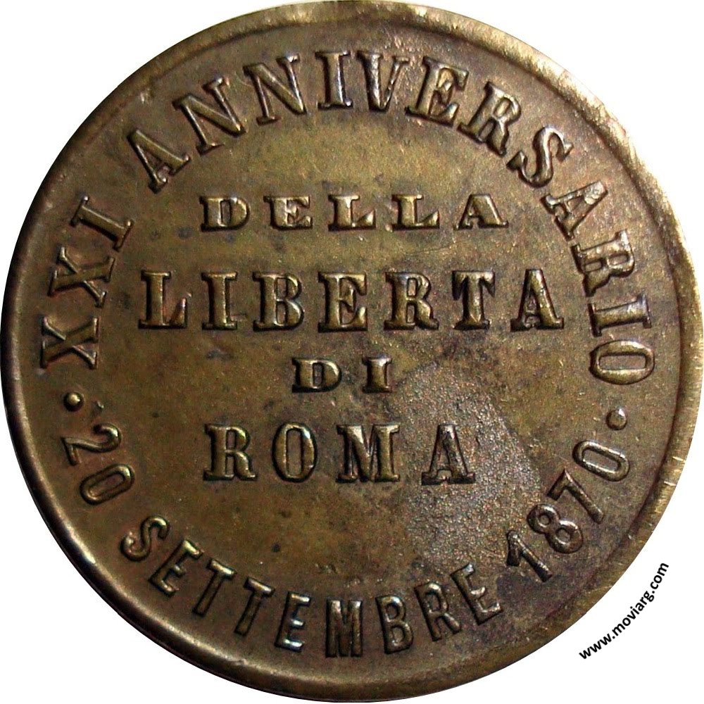 Reverso de SOCIEDAD ITALIANA - PERGAMINO